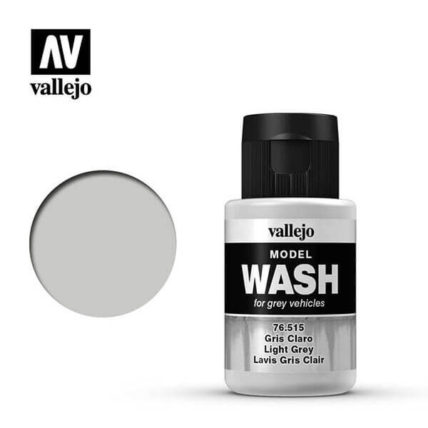 acrylicos vallejo 76515 Model Wash Gris claro Light grey 35ml