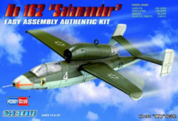 hobby boss 80239 Heinkel He162 Salamander 1/72 Kit en plástico para montar y pintar. Hoja de calcas con 2 opciones de decoración: Alemania y USSR