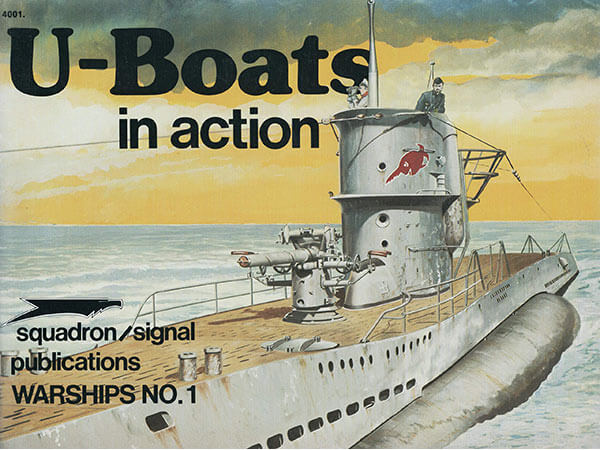4001 U-Boats in action Estudio fotográfico de la evolución del submarino alemán durante la segunda guerra mundial. Fotos en blanco y negro, diagramas y perfiles a color. 50 páginas,texto en inglés.