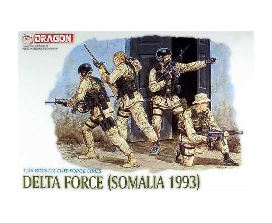 dragon 3022 1/35 Delta Force (Somalia 1993) Kit en plástico para montar y pintar. Incluye 4 figuras el Delta Force en Somalia 1993.