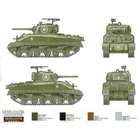 italeri 7003 M4A1 Sherman