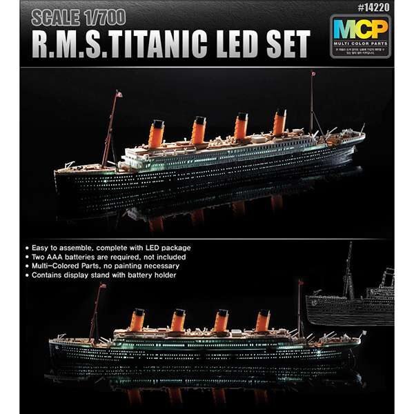 academy 14220 R.M.S. Titanic 1/700 Led Set