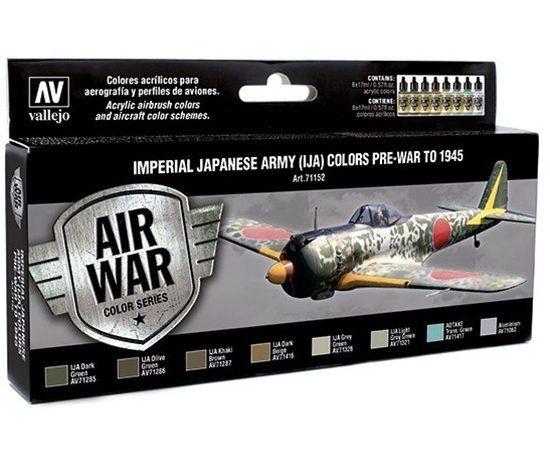 av71152 Imperial Japanese Army (IJA) Colors Set de 8 colores Model Air de 17 ml para aerografía.
