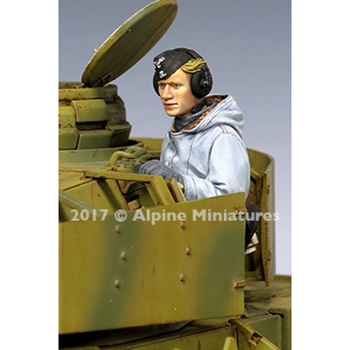 alpine miniatures 35239 Waffen SS Panzer Gunner Winter Figura en resina para montar y pintar.