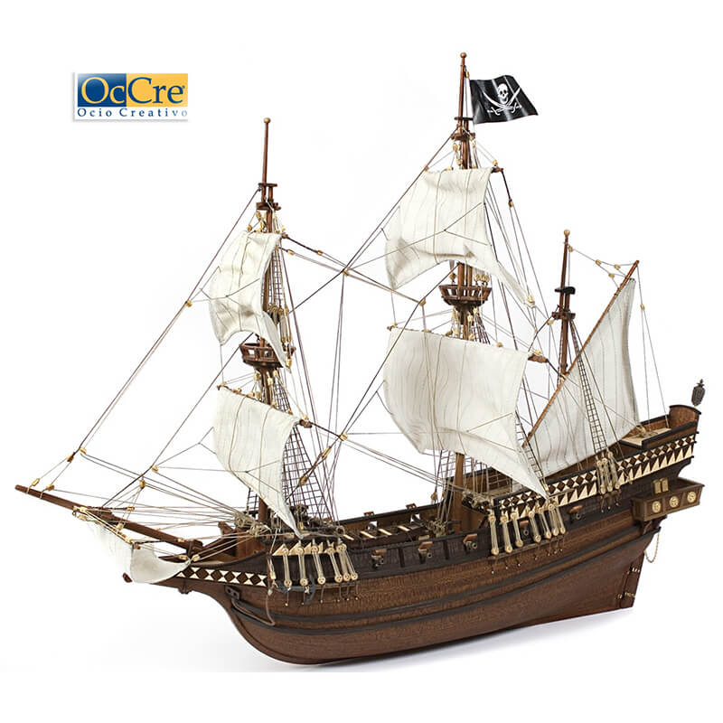 Maqueta Revell Black Pearl Pirate Ship Un kit de construcción mod