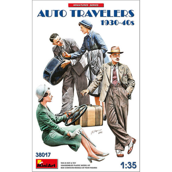 miniart 38017 Auto Travelers 1930-40s 1/35 Kit en plástico para montar y pintar