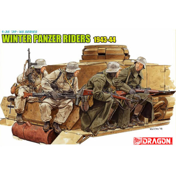 dragon 6513 German Winter Panzer Riders 1943-44 1/35 Kit en plástico para montar y pintar.