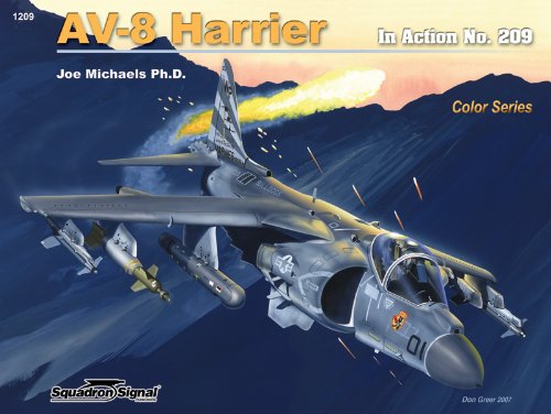 1209 AV-8 Harrier in action