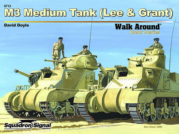 5712 Walk Around M3 Medium Tank Lee & Grant Estudio en detalle del tanque americano de la 2ª GM M3 y variantes,interior,exterior,armamento,etc.