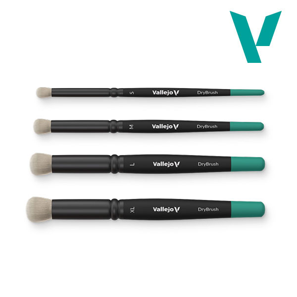 Vallejo Brushes - Dry Brush Set