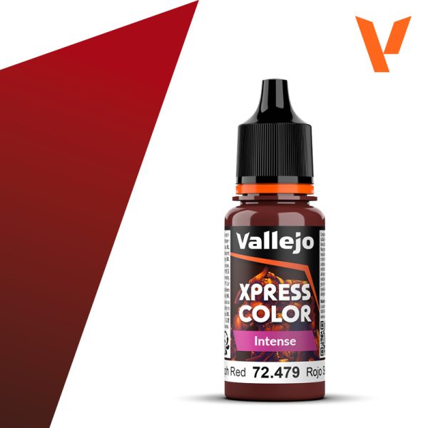 vallejo xpress color intense Seraph Red - Rojo Serafín 18ml 72479