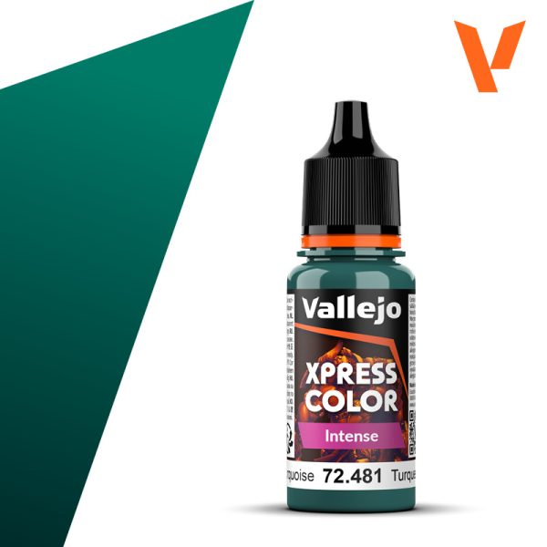 vallejo xpress color intense Heretic Turquoise - Turquesa Herético 18ml 72481